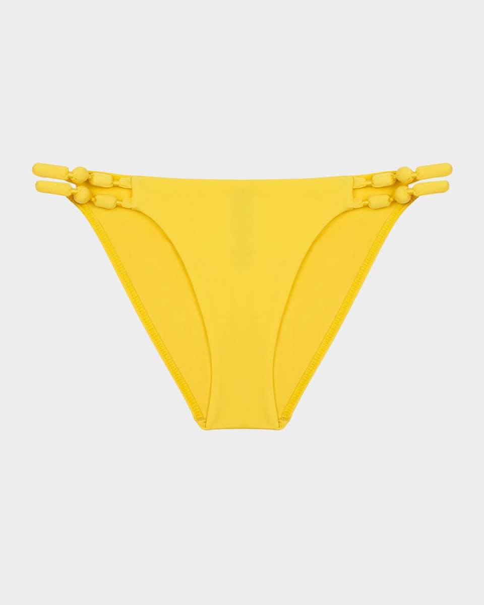 Solid Atena Detail Full Bikini Bottoms